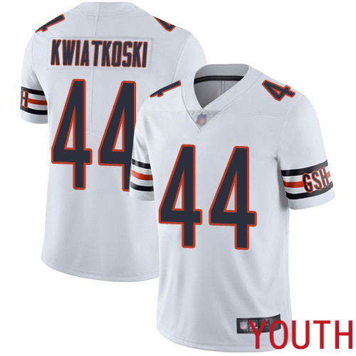 Chicago Bears Limited White Youth Nick Kwiatkoski Road Jersey NFL Football #44 Vapor Untouchable->chicago bears->NFL Jersey